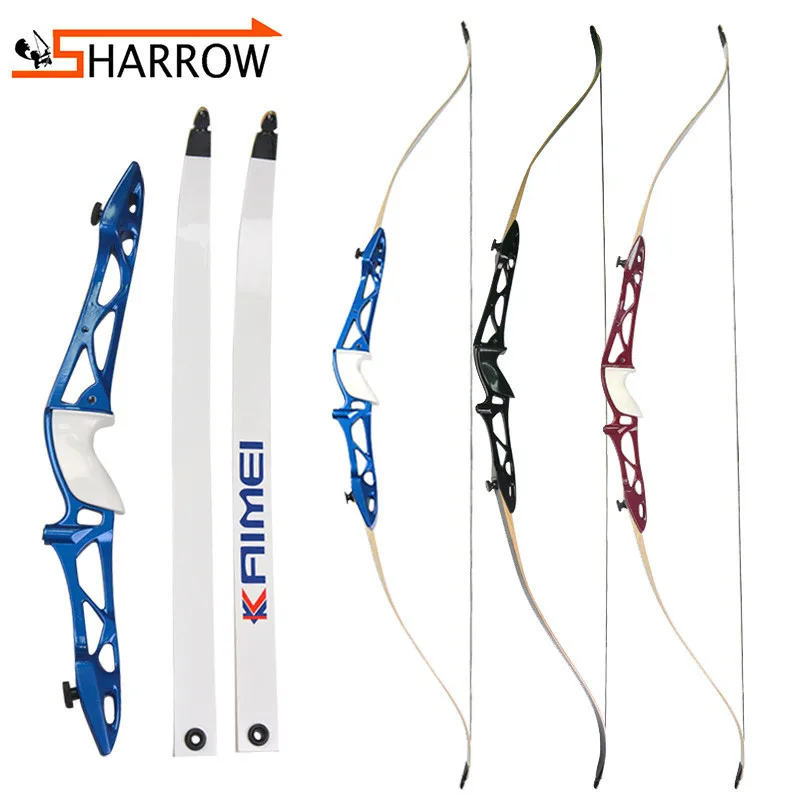 

1pc 66/68" Archery Recurve Bow 12-40lbs Hunting Bow Aluminum Magnesium Alloy Bow Riser Right Hand Shooting Competition Bow