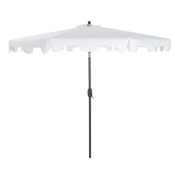 

Outdoor Patio Umbrella 9-Feet Flap Crank Market Umbrella with Flap[Umbrella Base is not Included]