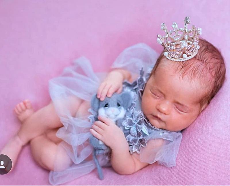 Lovely Babies Pearl Crown baby headband Princess Tiara photography props 1 piece 