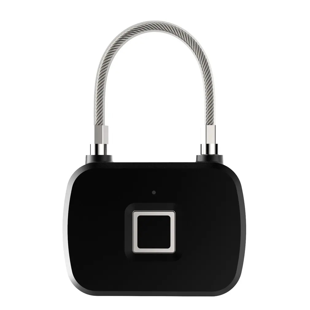 

L13 Fingerprint Lock Smart Padlock Thumbprint Door Padlocks Portable Anti-Theft Fingerprint Lock for Bag Drawer Suitcase