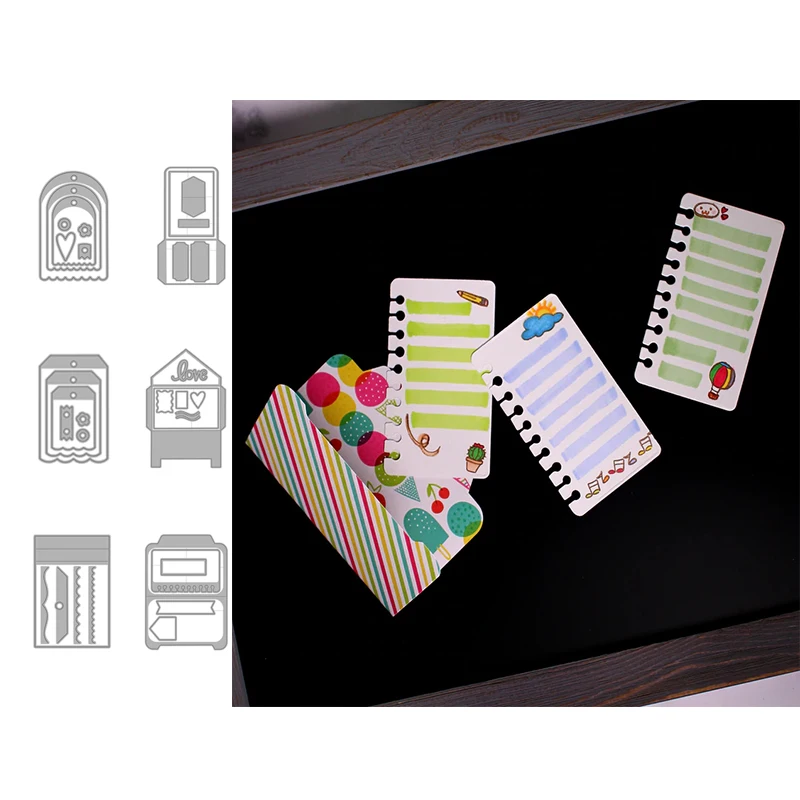 

JC Metal Cutting Dies for Scrapbooking Greeting Card Tag Shape Stencil Paper Card Make Mould Mold Model Craft Decoration Die Cut