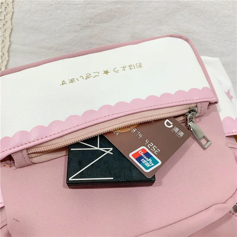 Lolita Moon Star Printed Bow Tie Women Shoulder Bag Cross Body women handbags crossbody bags