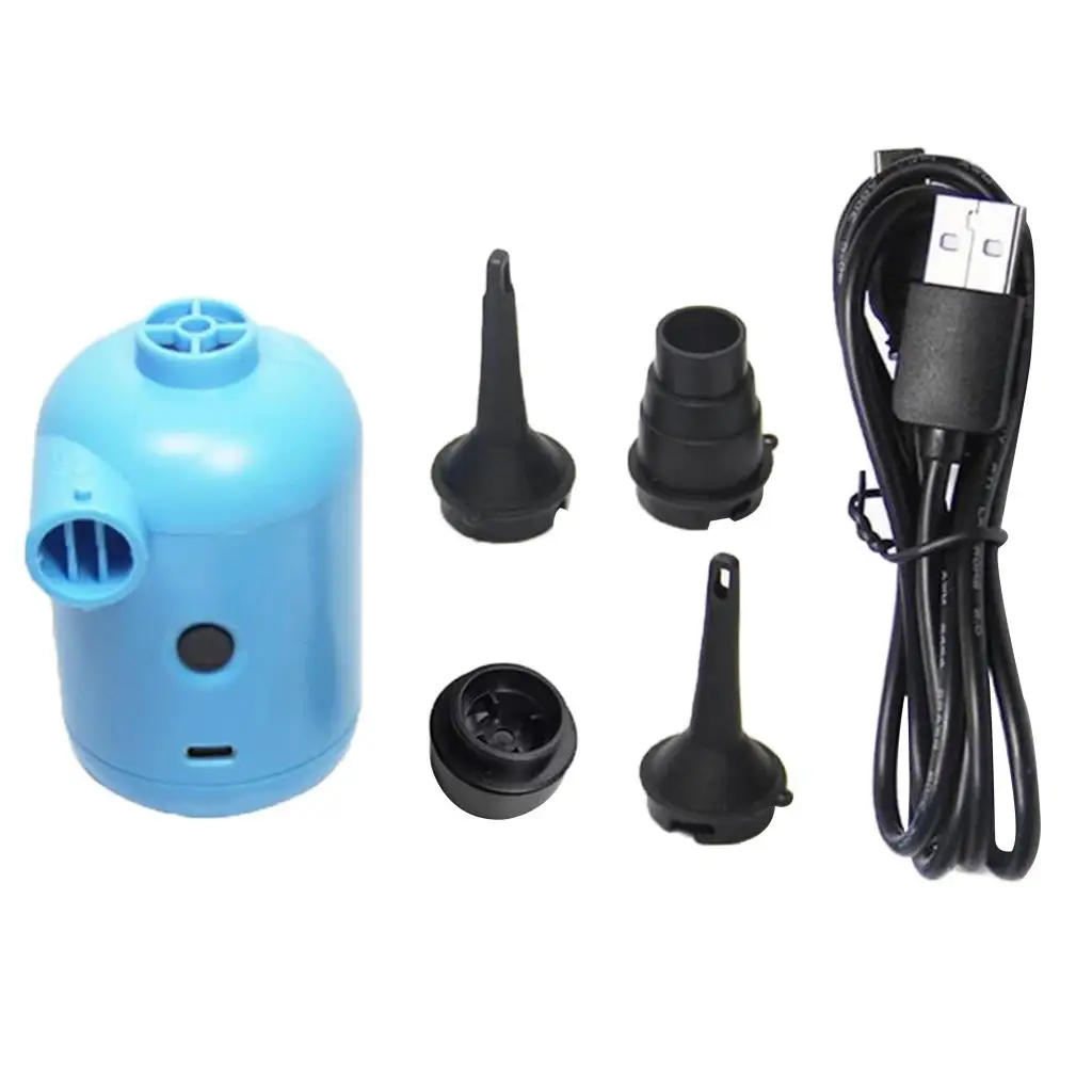 Inflatable Boats Air Pump Pool Toys Electric Air Pump Air Mattresses USB Air Pump Portable Inflator & Deflator Air Pump