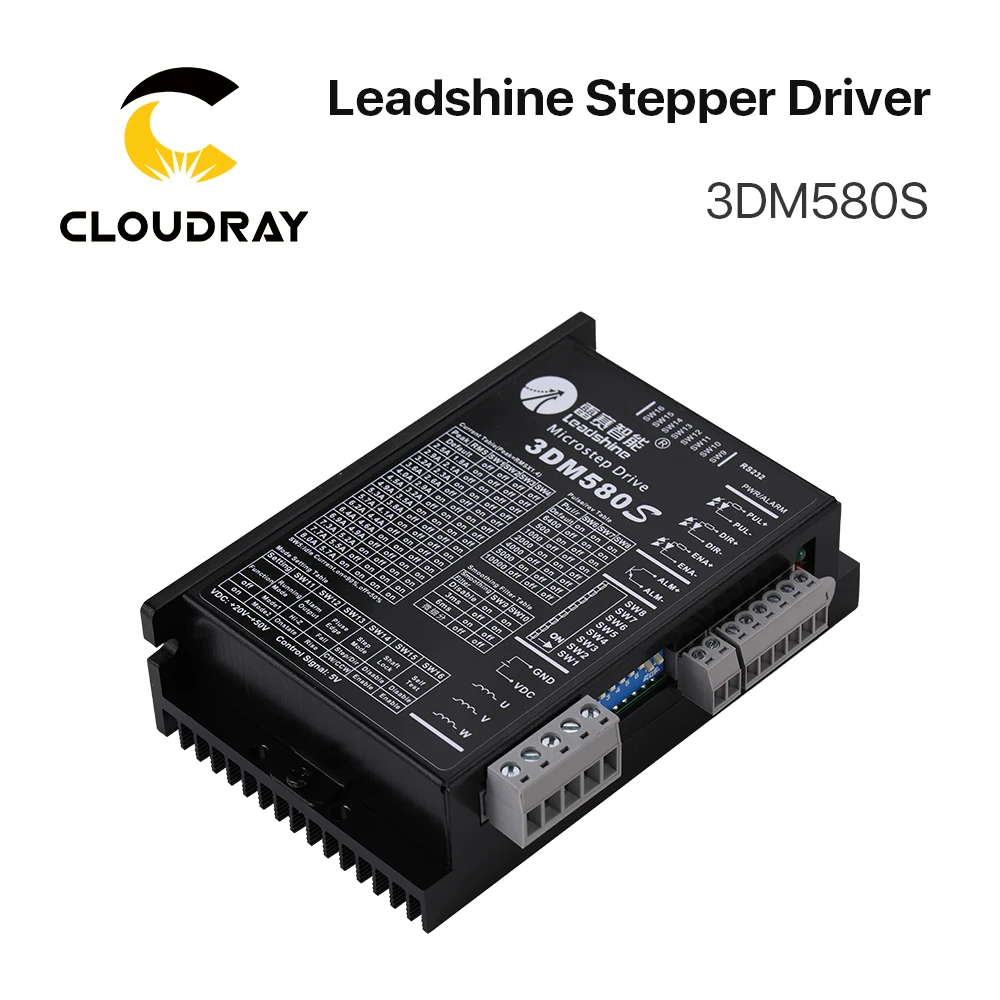Leadshine 3DM580S 3 Phase Stepper Driver for Nema 23 Nema 34 57/86 Stepping Motor CNC Engraving Machine for stepper motor driver