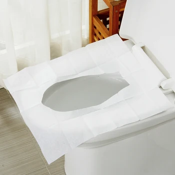 

Portable Toilet Paper 10Pcs Disposable Paper Toilet Seat Covers Camping Loo wc -proof cover For Travel/Camping Bathroom