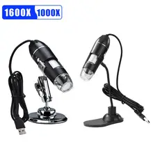 Портативный 1000/1600X увеличение эндоскоп светодиодный USB 2,0 цифровой микроскоп камера Поддержка дропшиппинг