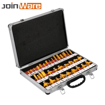 

35Pcs Milling Cutter Tungsten Carbide Router Bit Set Wood Woodworking Cutter Trimming Knife Forming