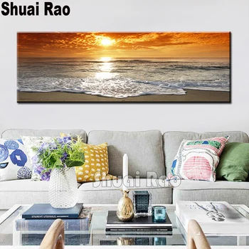 

new diamond embroidery diamond art painting full drill kits beach Beautiful natural scenery puzzle diamond mosaic for wall decor