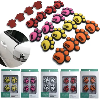 

Car Door Stickers Car Stickers Universal Anti Collision Stickers Surrounded Guard Sticker Cars Dog Feet Lovely