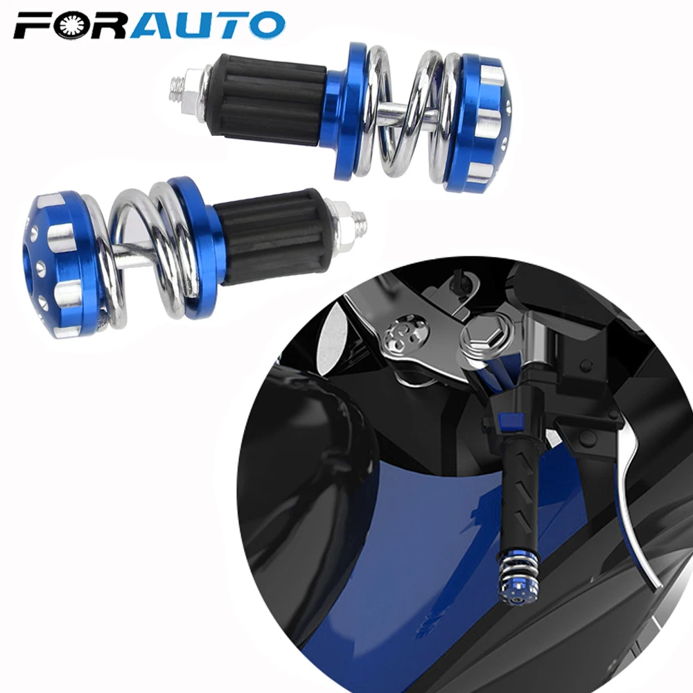 FORAUTO 1 пара рукоятки для руля Блок рукоятка Крышка Заглушки для Honda Suzuki Triumph алюминиевый сплав аксессуары для мотоциклов