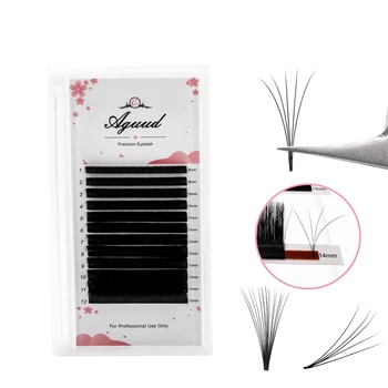 

AGUUD C CC D DD Curl Rapid Volume Fans Lashes Self Fanning Lash Extensions Blooming Eyelashes 0.03 0.05 0.07mm Easy Fan Lashes