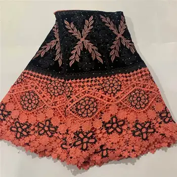 

African Laces Embroidered Nigerian Laces Fabric High Quality Dubai French Mesh Lace Fabric 5 Yards ! ZQ61650