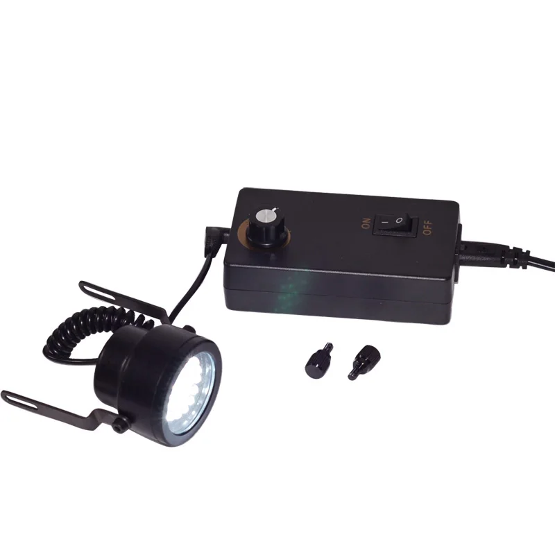  30 LED Illuminant Adjustable Angle & Brightness Oblique Light Source for Stereo Microscope with 220