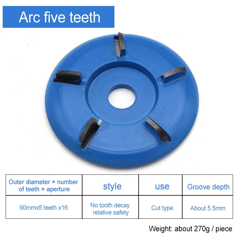 Arc five teeth Деревообрабатывающее лезвие, резьба по дереву, журнальный столик, чайный столик, шестигранное лезвие, нож для резьбы, угловая шлифовальная лопатка, шлифовальная пятиточечная Лопата - Абразивные частицы: Arc five teeth