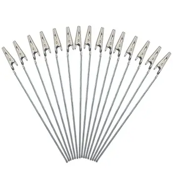 

Practical Boutique Set of 50 Wire Alligator Clamp Long-Tailed Alligator Iron Clip Clasp DIY Card Photo Memo Clip Holder 6 inch (