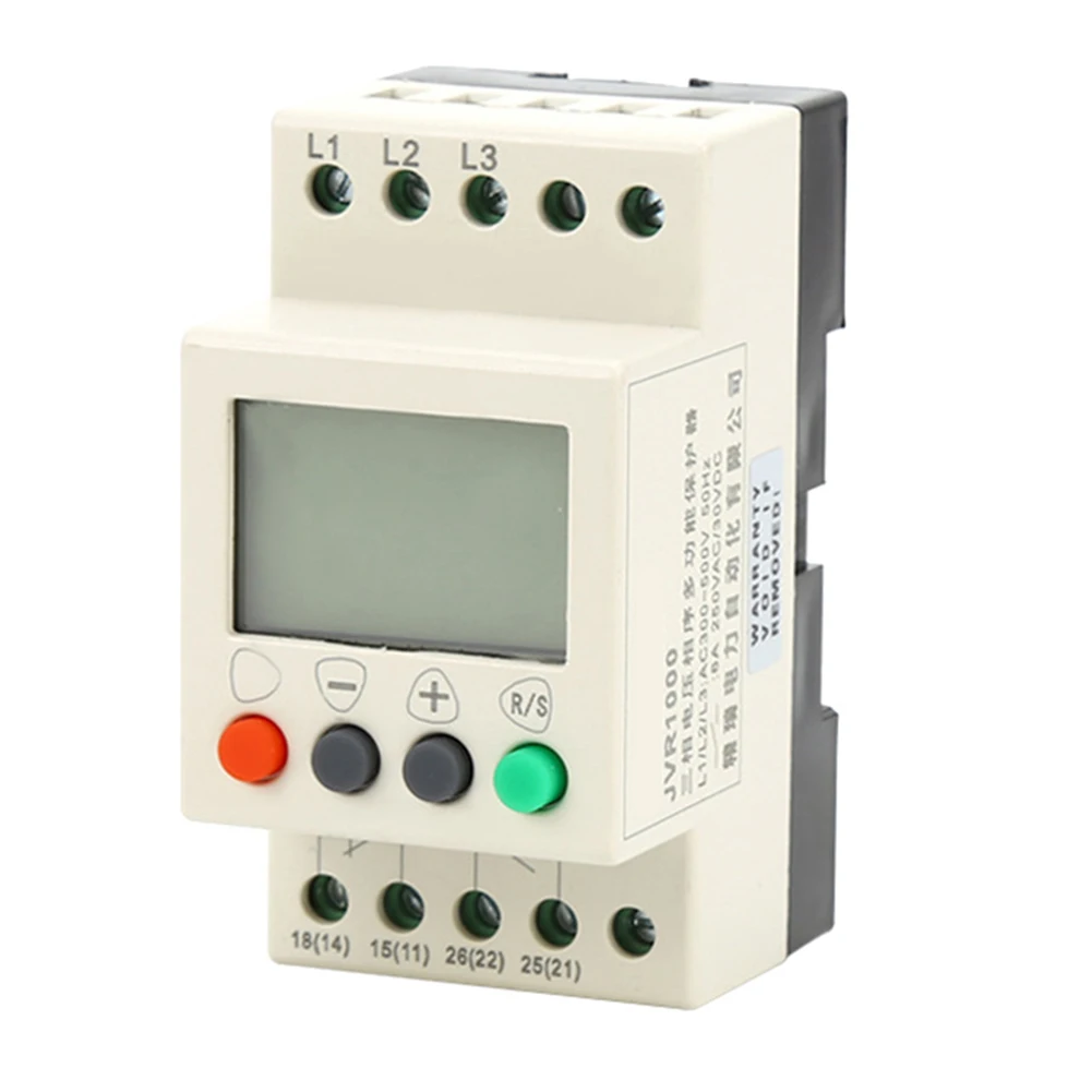 

3 Phase Voltage Monitoring Sequence Relay LCD Voltage Protection Relay Under Over Voltage Protect LB88