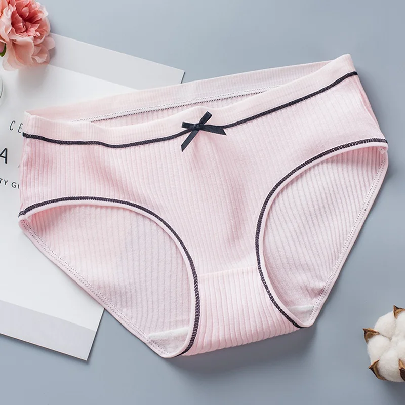 pink 3 шт., болты с резьбой для чесаный женское нижнее белье, нижнее белье из хлопка для девочек, для мальчиков, детские трусы с низкой талией, женский Мужские плавки-Трусы-стринги нижнее женское белье с бюстгальтером с мягкой чашкой bh - Цвет: pink