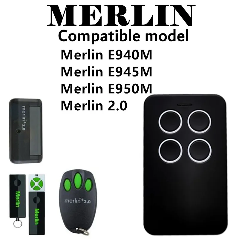 

MERLIN 2.0 E940M E945M E950M remote control compatible copy MERLIN gate garage door 433mhz 868mhz remote control