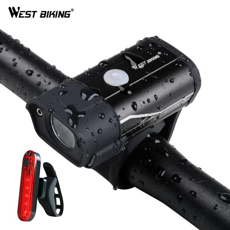Фсветильник светильник велосипедный передний 350 лм 5 режимов|rechargeable cycle light|cycling