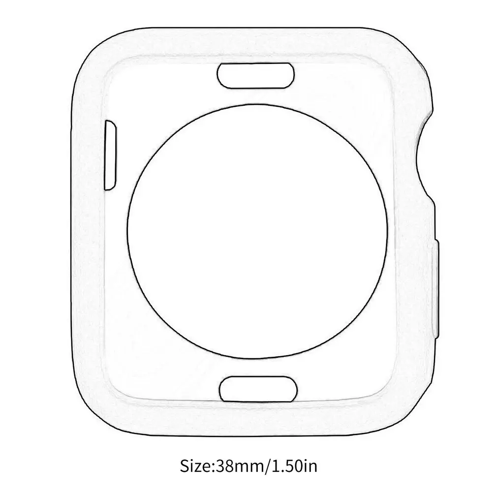 Защитный чехол для умных часов яркого цвета для Apple Watch 1 2 3 4 5, чехол из ТПУ для часов 38 42 40 44 мм