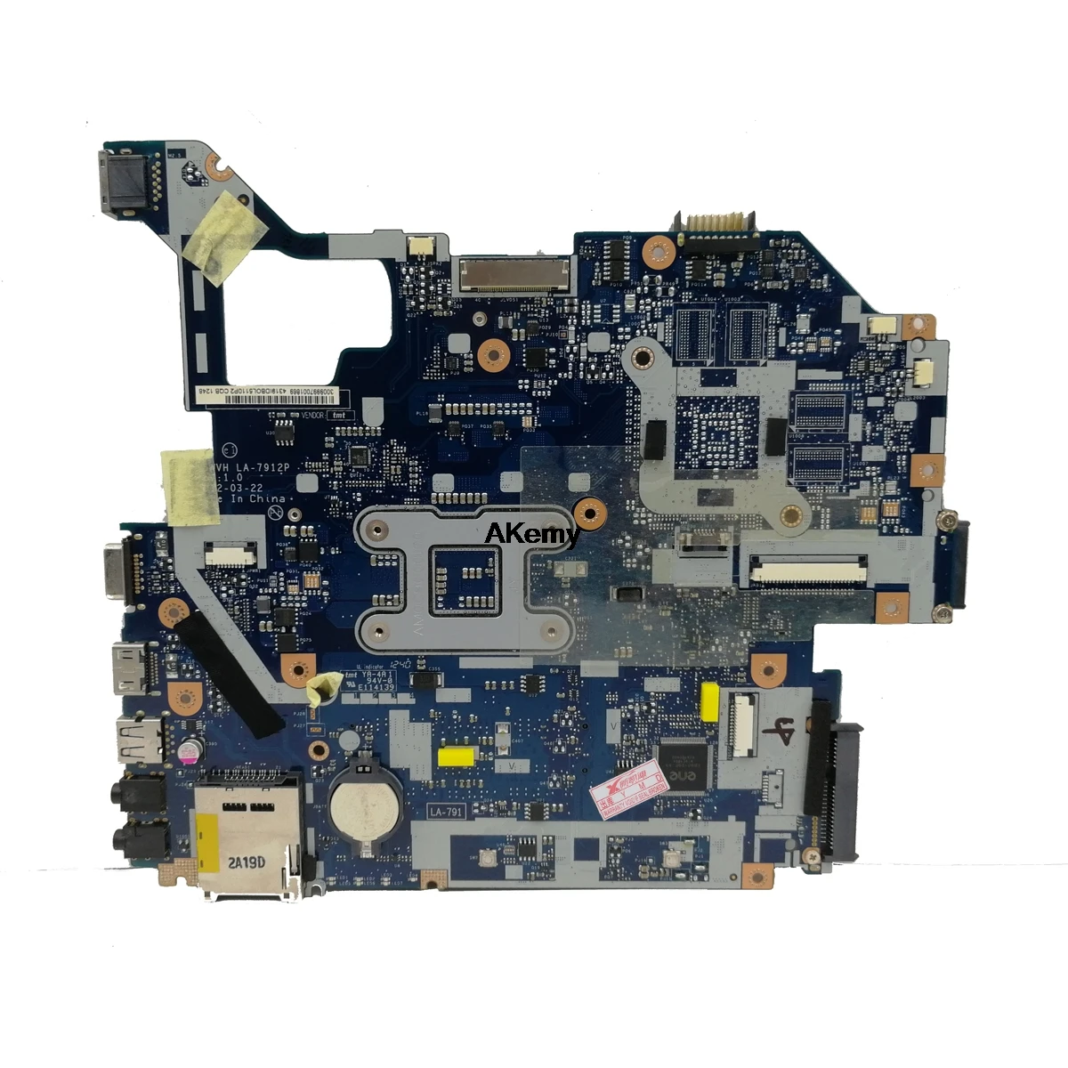 Для acer aspire V3-571G E1-571G материнская плата для ноутбука NBC1F11001 Q5WVH LA-7912P SJTNV HM70 DDR3 Бесплатный процессор