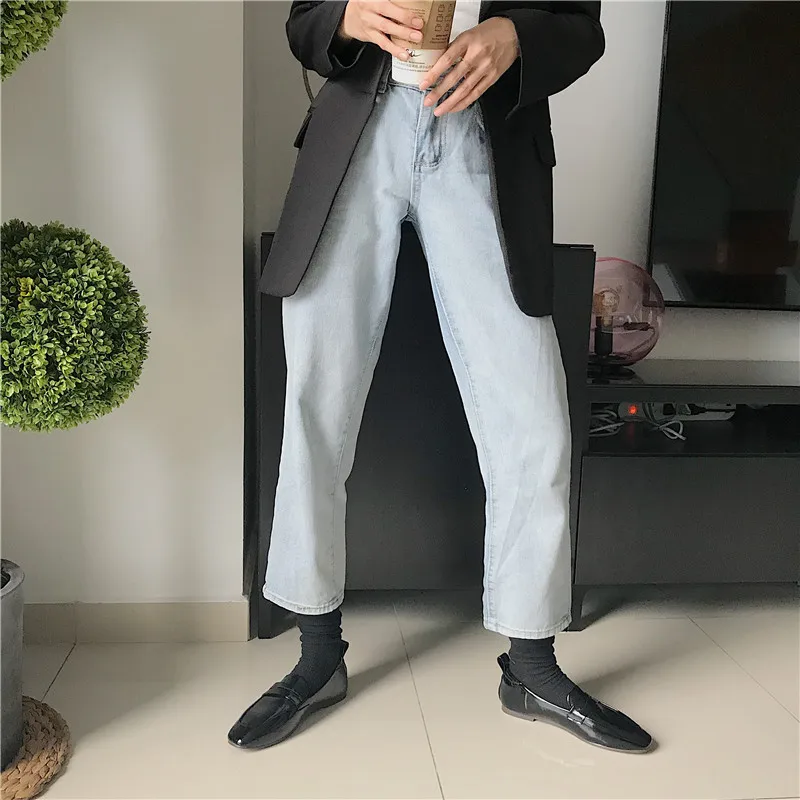 

British-Style Small Leather Shoes Autumn Shoes 2019 Autumn New Style Shoe Square Head Deep Mouth Flat Top Shoes Slip-on WOMEN'S