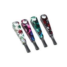 1 шт. металлическая труба веерообразная труба ручная креативная портативная съемная и моющаяся курительная труба