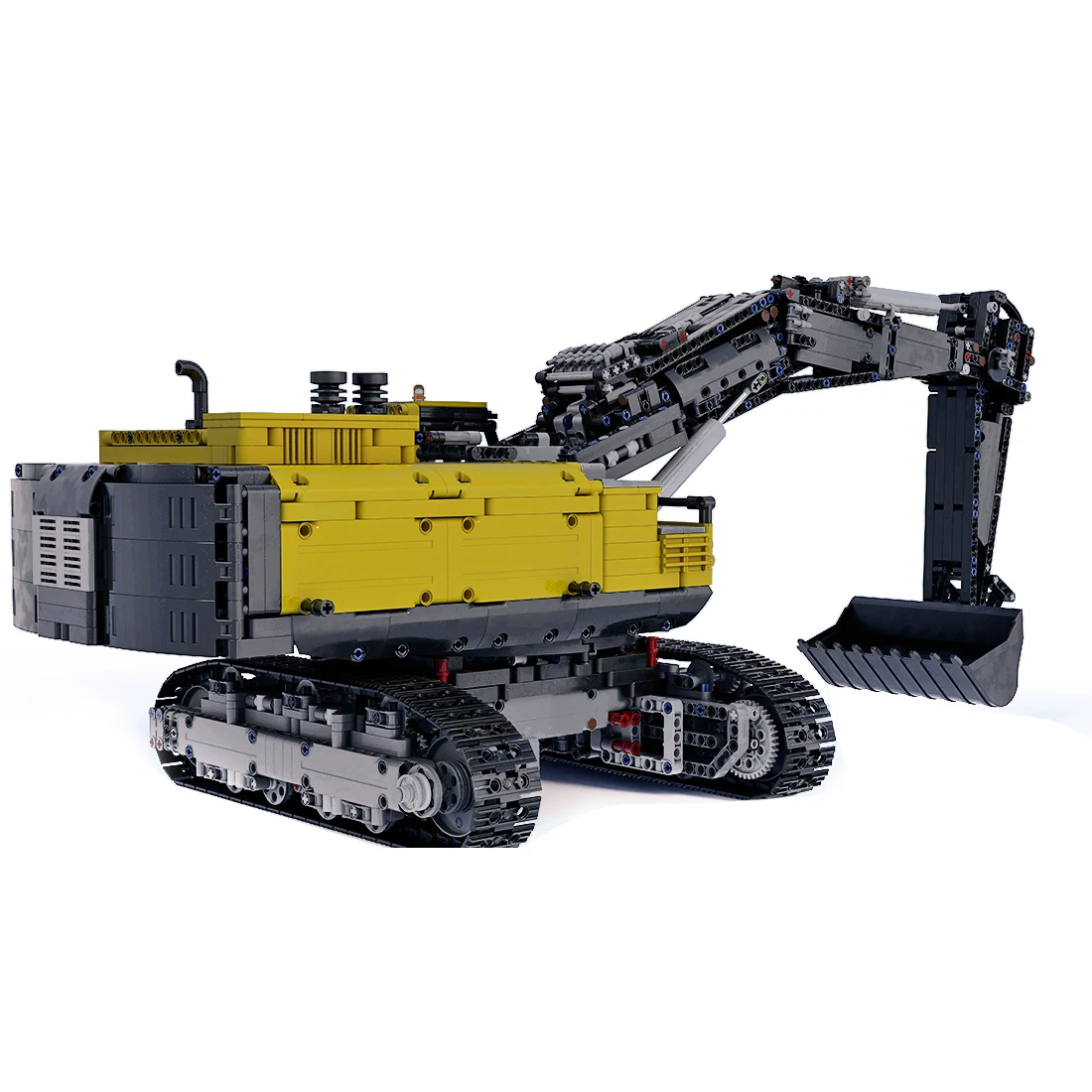 3797+Pcs MOC-43636 Engineering Series Excavator Particle Building Block (Licensed and Designed by Flybum60)