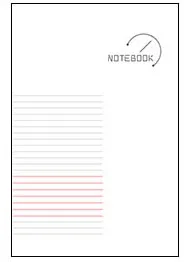 Caderno школьный Журнал Блокнот планер повесток еженедельник Корейская книжка dessin молочная спираль papeleria bonita - Цвет: Horizontal line