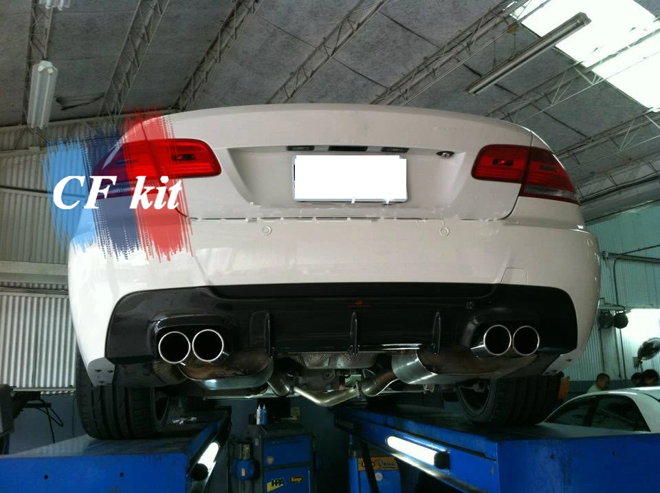 Rear Lip For Bmw 3 Series E92 E93 M Sport Exhaust Rear Diffuser M Tech Bumper Mt Body Kit Car Styling Bumpers Aliexpress
