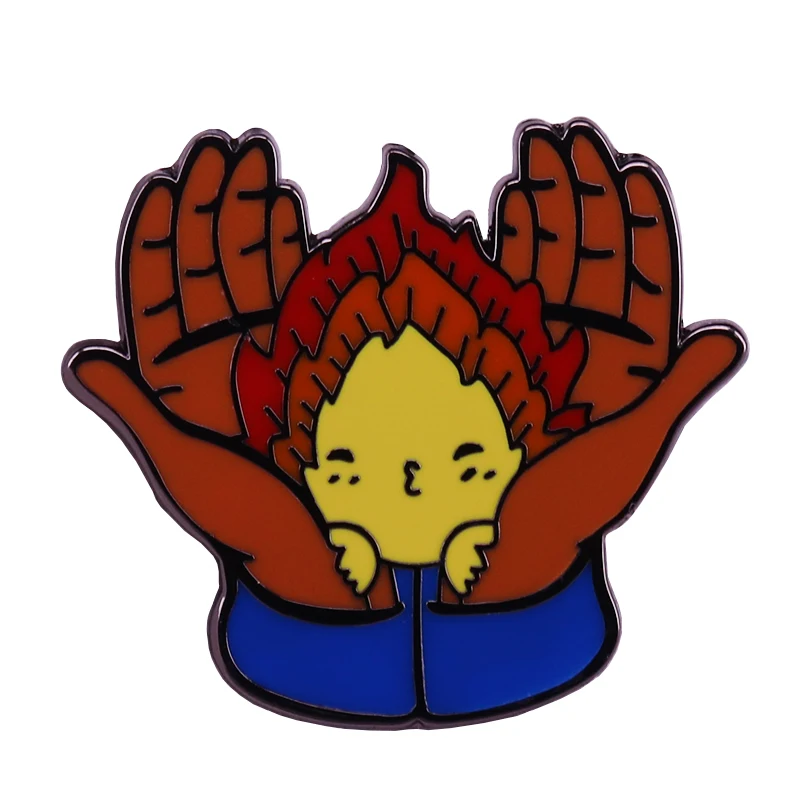 Kissy calciper pin Ghibi Howl's Moving Castle fans милый подарок|Броши| |