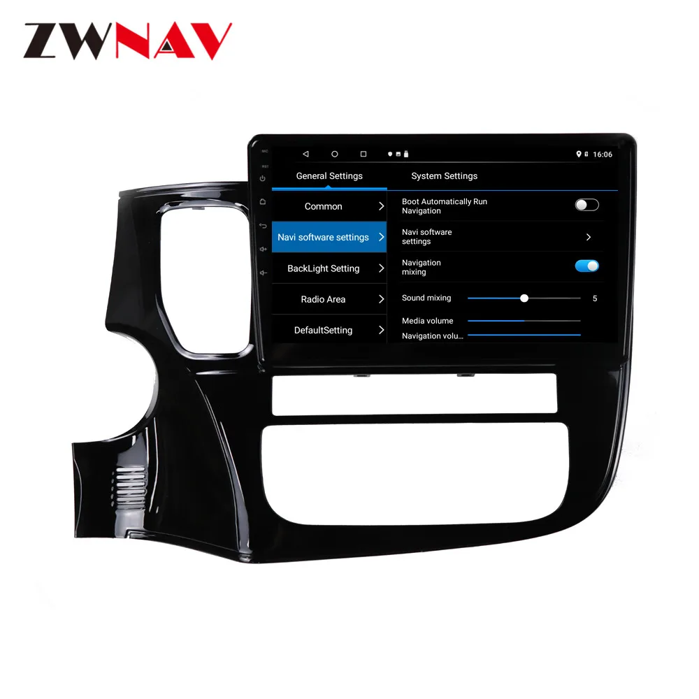 Sale Android 9 Built in 4G SIM card Car GPS navigation For Mitsubishi OUTLANDER 2014+ Multimedia player head unit radio tape recorder 17