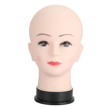 

Soft Mannequin Head Massage Makeup Practice Head Model Cosmetology Training Wig Hat Display Model Wig Stand
