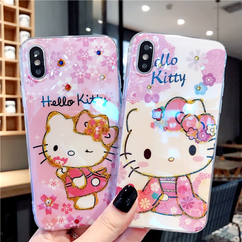 LISCN мультяшный чехол для телефона для IPhone 7Plus 8 Plus 6Plus 6 6S 7 8 11 11 pro Max X Xs Max Kitty Girl Iphone XR чехол для Iphone 6 Чехол