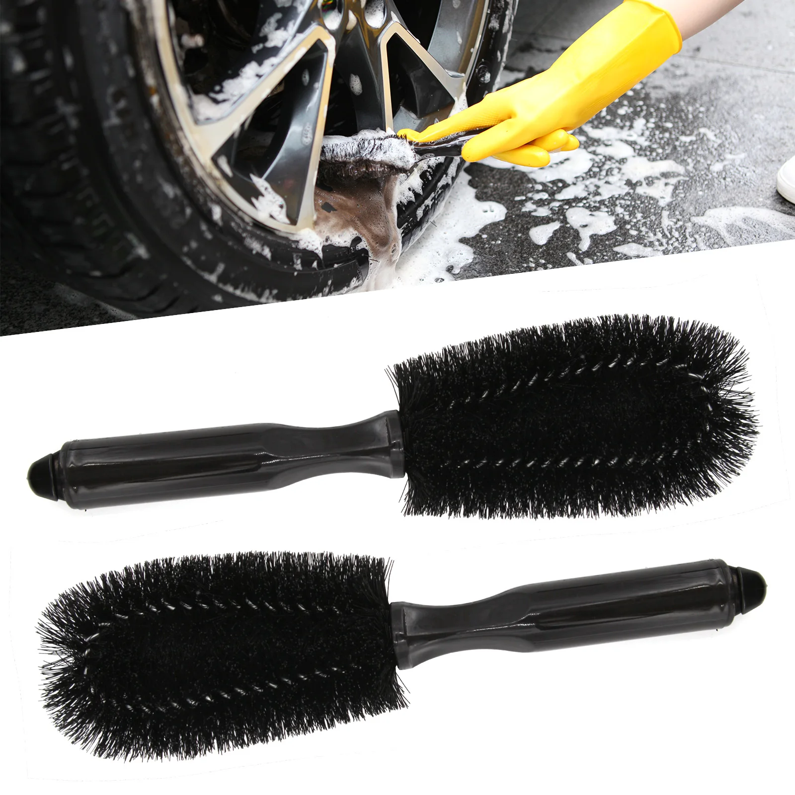 Car Wheel Brush Tire Rim Washing Tool Vehicle Tyre Cleaning Brushes