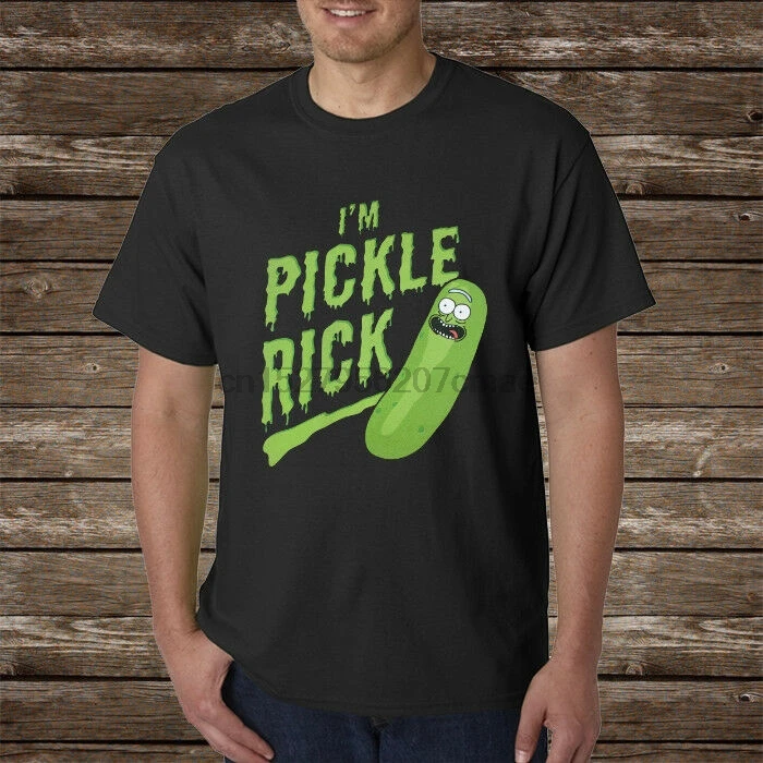 Riky ad Mortys Im Pickle Rick Logo новая футболка унисекс | Мужская одежда