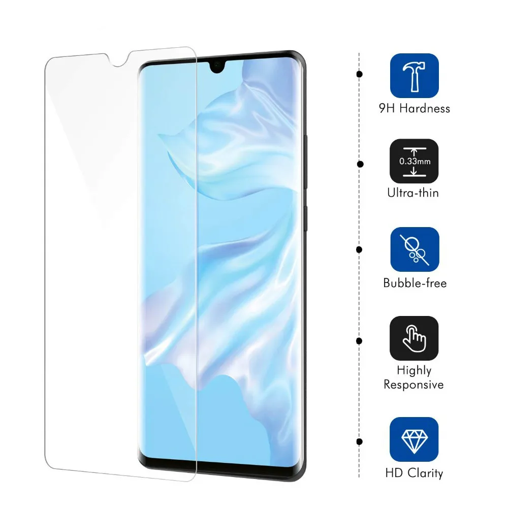 9H закаленное стекло для huawei P30 Lite Защитная пленка для экрана на huawei P20 Pro P10 Lite Plus P Smart стеклянный чехол