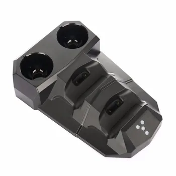 

4-in-1 USB Charging Dock With LED Light Dual Charger Dock Station For Playstation For PS3 Move For PS4 VR Controllers Holder