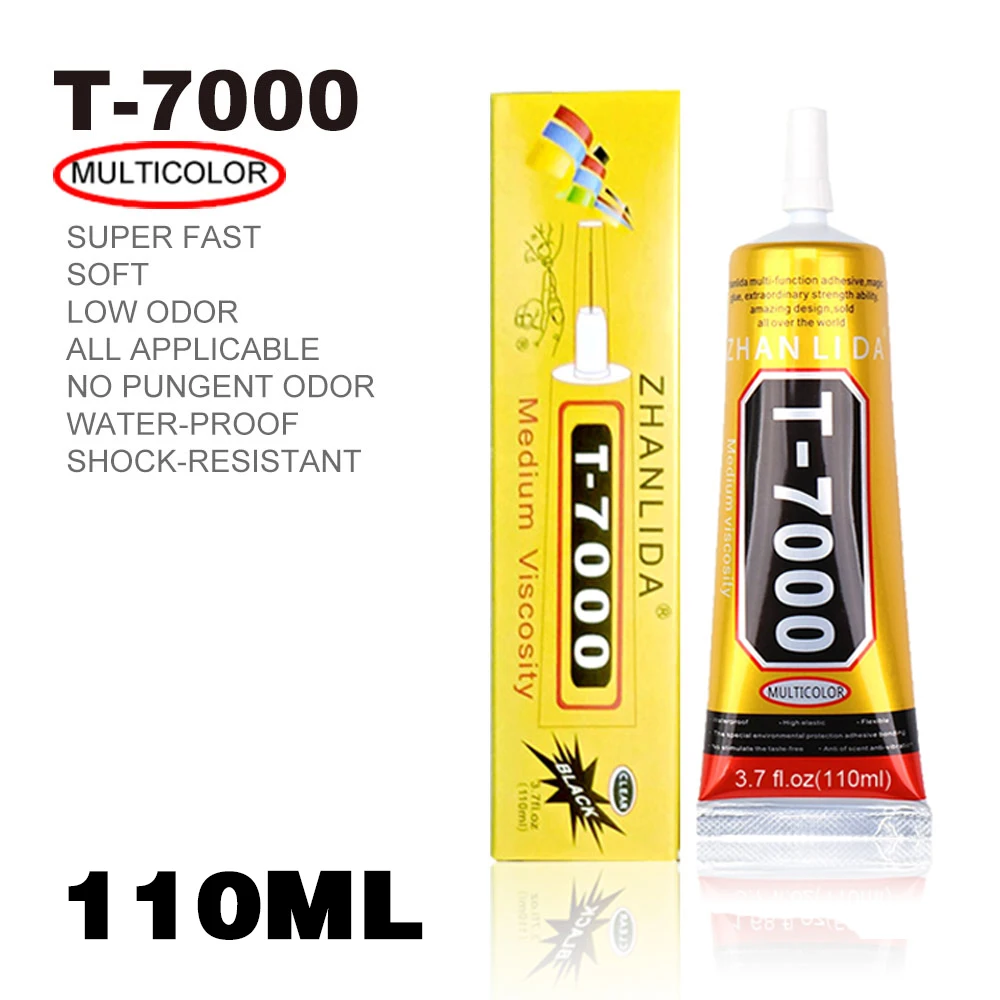 110ml T7000 Glues Multipurpose Adhesives Super Glues T 7000 Black