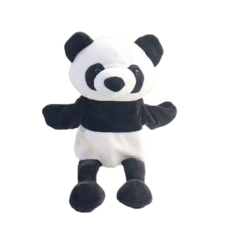 Children Animal Hand Puppet Toys Cartoon Cute Plush Elephant Turtle Giraffe Hand Doll Storytelling Education Kids Toy Gifts