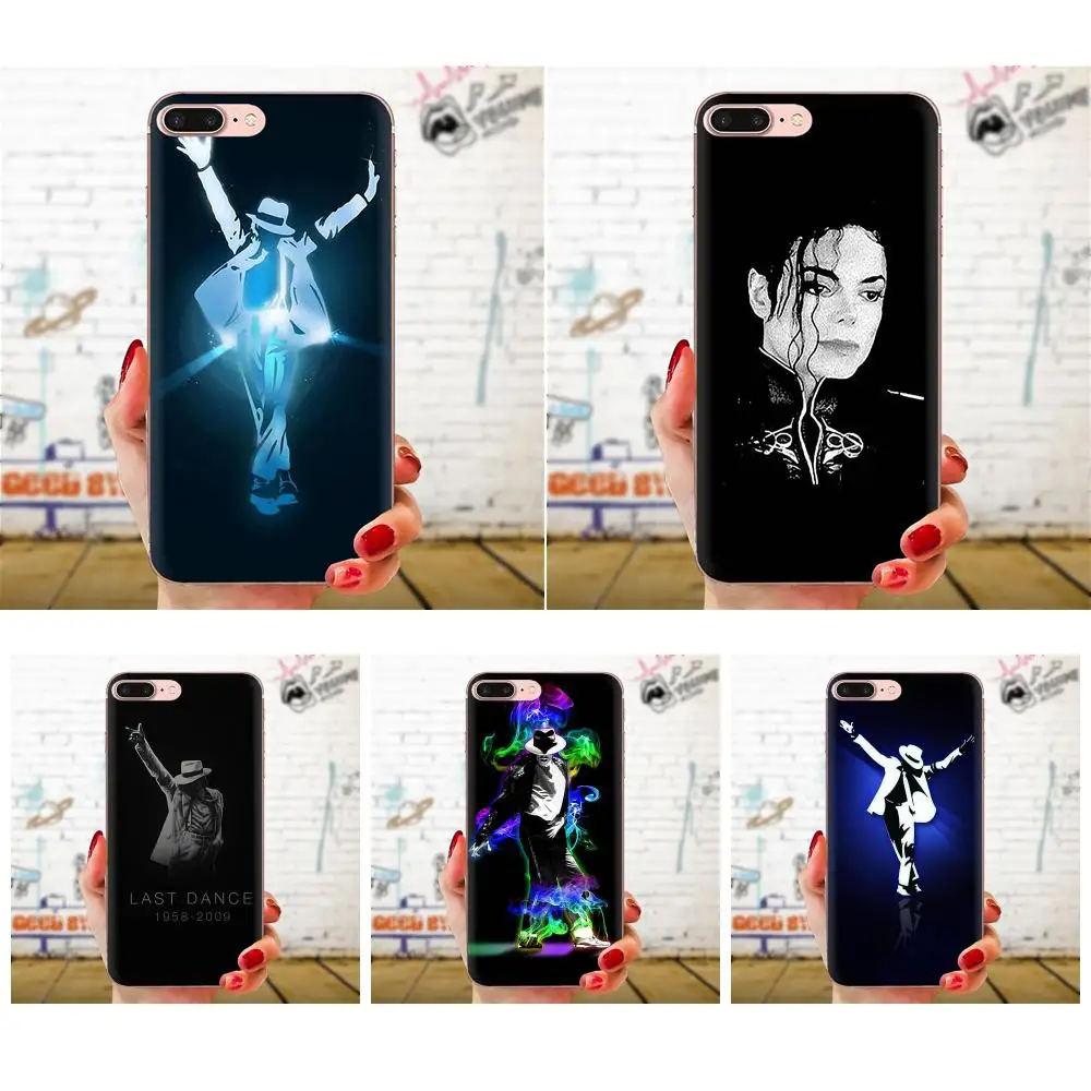 Мягкий телефон с рисунком Майкла Джексона для Apple iPhone 4 4S 5 5C 5S SE 6 6S 7 8 11 Plus Pro X XS Max XR |