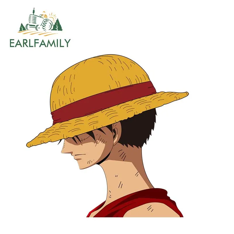 EARLFAMILY 13 см x 13 см модные водонепроницаемые наклейки Luffy для автомобиля на мотоцикл, 3D Виниловые наклейки для автомобиля