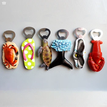 

Bottle Opener Beer Cola Soda Opener Refrigerator Magnet 3D Simulated Silicone Animal Bottle Opener Magnetic Fridge Magnets