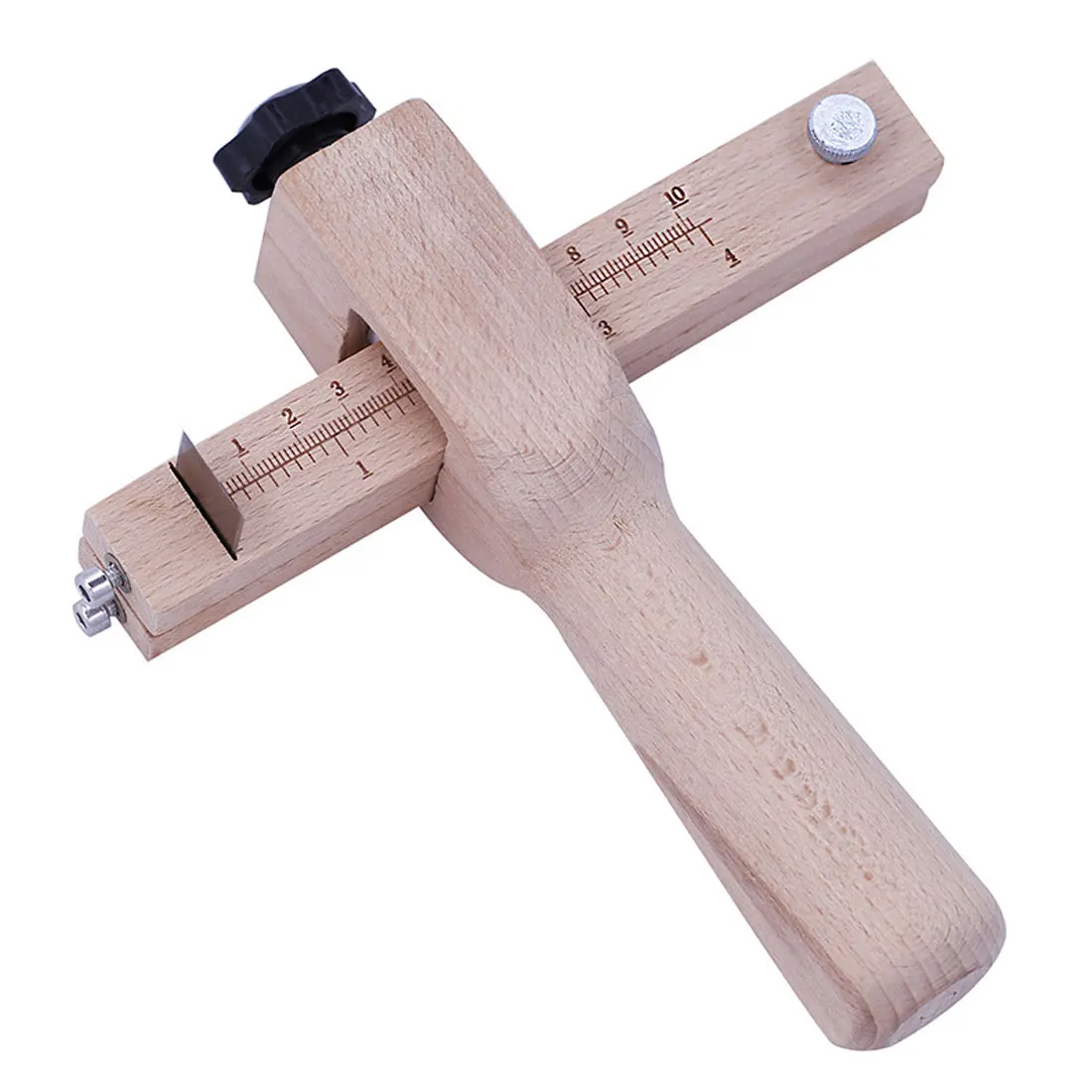 Регулируемый кожаный ремень резак кожевенное ремесло ремешок для часов DIY ручная резка деревянная планка резак с 5 острыми лезвиями кожаные инструменты