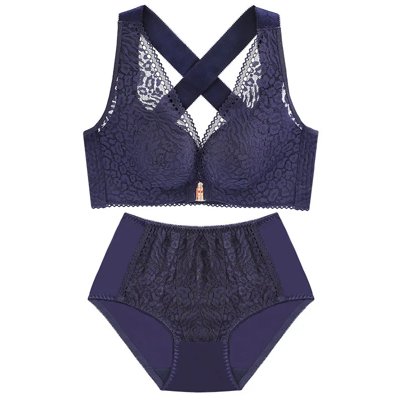 Fashion Wireless Front buckle Sexy Lace Lingeries Women Beautiful back