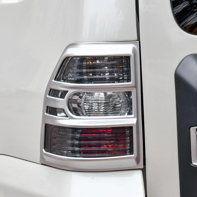 Подходит для Mitsubishi Pajero V80 2007- матовый декор для автомобиля задний фонарь Крышка лампы декор отделка 2 шт авто аксессуары