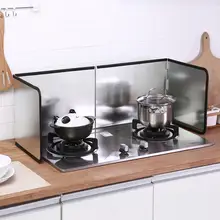 Fogão A gás Anti Respingos À Prova de Óleo Anti-Respingo Defletor Proteção de Tela 3-Óleo Face-Placa de bloqueio Guarda Escudo Acessórios De Cozinha