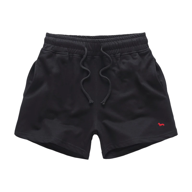 Повседневные мужские летние свободные шорты, модные хлопковые шорты с вышивкой, мужские Дышащие Короткие спортивные шорты, cueca masculina