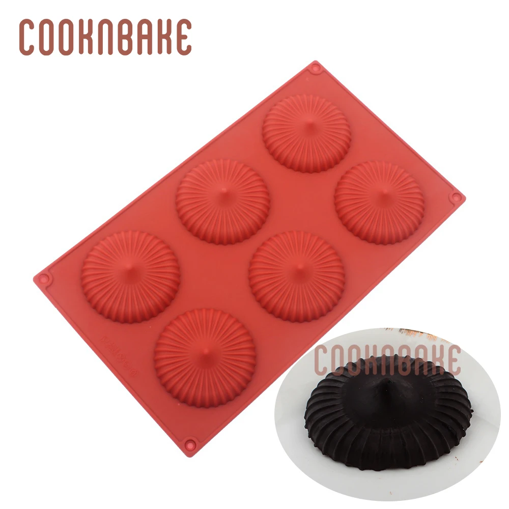 CDY-346 COOKNBAKE силиконовая форма для торта, шоколада, круглая биссиута, форма для изготовления мыла вручную, Желейный пудинг, форма для украшения торта, инструмент - Цвет: CDY-346