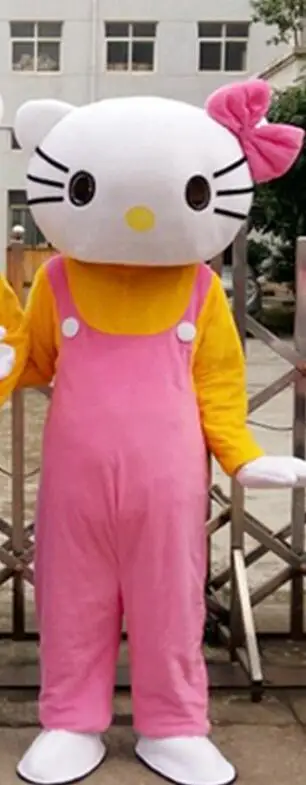 female pink Аниме hello kitty мультфильм милый маскарадный костюм талисман полный набор для взрослых ролевые игры Костюм - Цвет: female pink